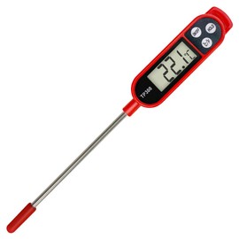 oujilet Thermometer Kitchen Universal Household Thermometer Digital Cooking Thermometer Kitchen Thermometer Meat Thermometer Readable 50°C - 300°C, °C/°F Switchable Thermometer