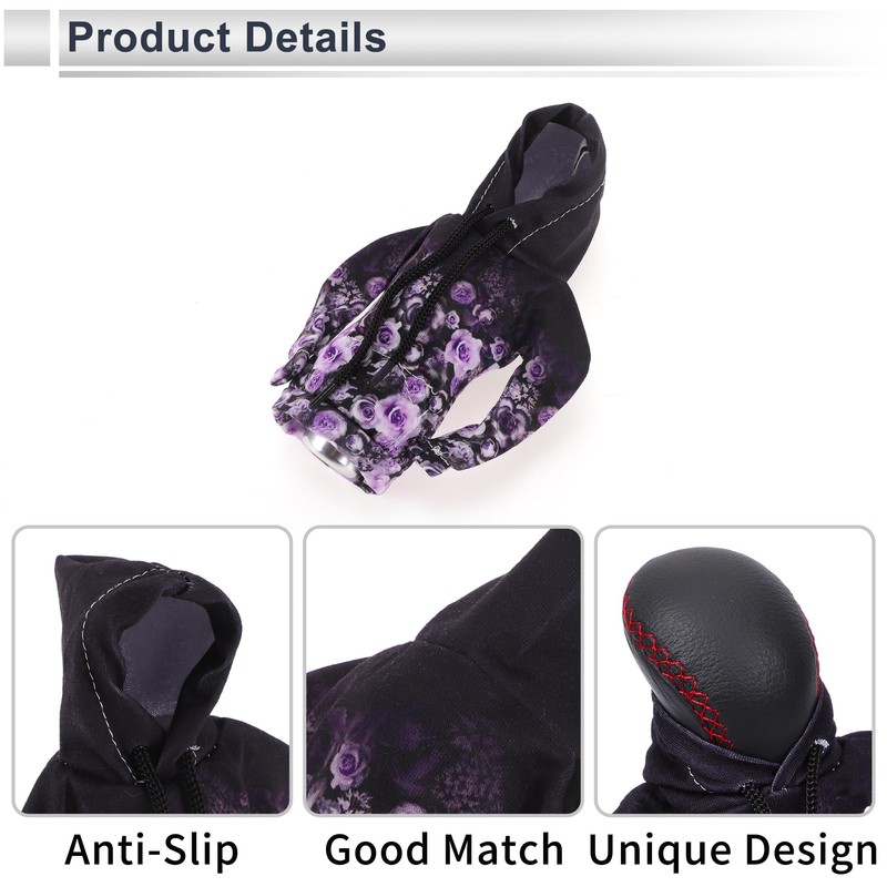 RATCHROLL 1 Pc Universal Gear Shift Knob Cover Automotive Manual