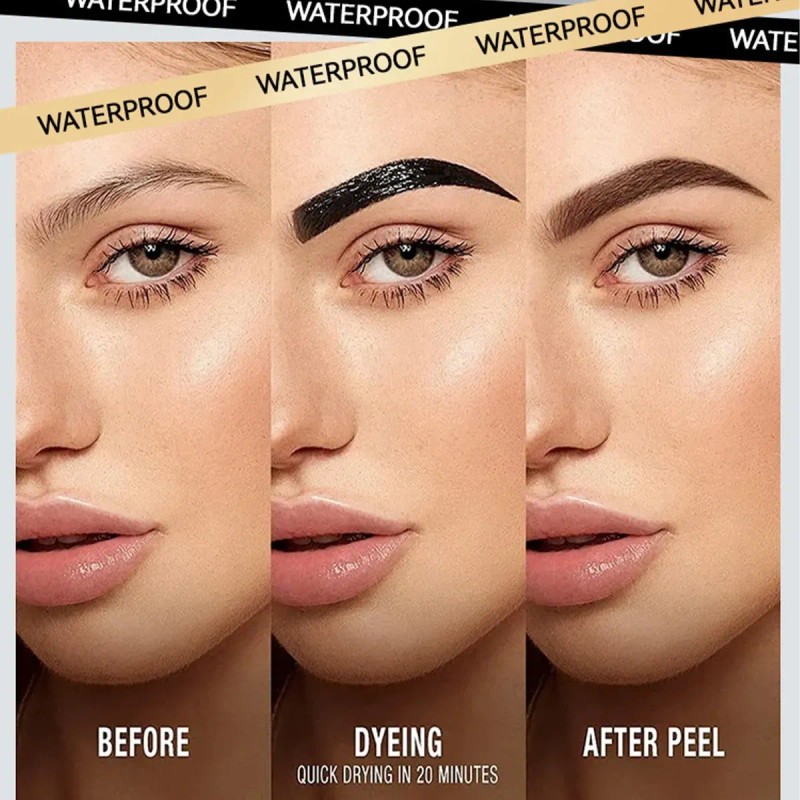 Gel Para Cejas Peel-off Resistente Al Agua 24h Pelado Fácil