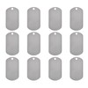 Paialco Stainless Steel Military Dog ID Tags, 12pcs