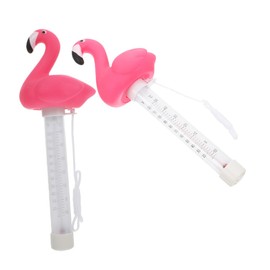 Outanaya 2pcs Flamingo Floating Pool Thermometer for Hot Tub Spa Temperature Thermometer