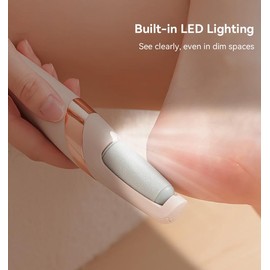 Electric Feet File Pedicure Grinder – Painless & Professional Pedicure Tool with 2 Roller HeadsSmooth Feet at Home:_Pink