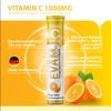 EVÄM Premium Vitamin C 1000 mg Effervescent Tablets, Orange Flavour,