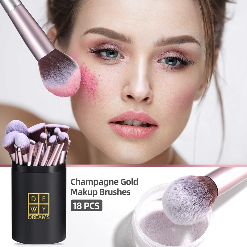 DEWYDREAMS Makeup Brush Set