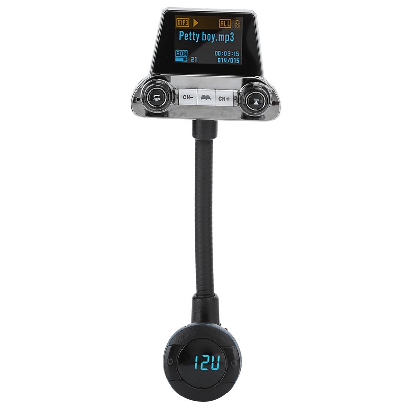 BT14 Bluetooth 5.0 FM Transmitter QC3.0 USB Charger OneKey Handsfree