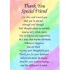 Thank You 'Special Friend' Poem Verse Greeting Card