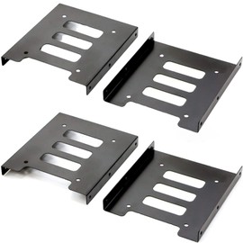 TASMAS 2.5 3.5 Convert Mount SSD HDD 2.5" to 3.5" Conversion Bracket/Mount (2.5"/3.5", 4)
