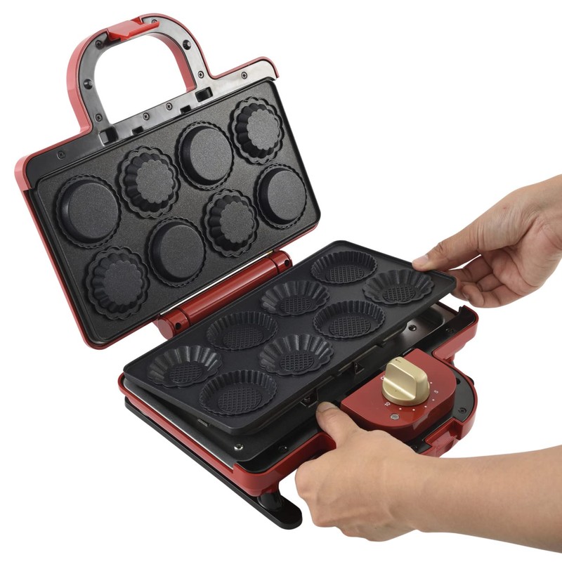 BRUNO BOE044-TART Hot Sand Maker Burn Electric Double Mini Tart