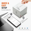 MANGOSLAB Nemonic Label Printer | Inkless Bluetooth Thermal Label Printer