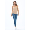 Natural Uniforms Women's Basic Camisole with Adjustable Spaghetti Strap Tank