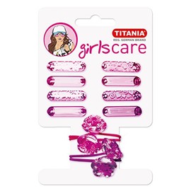 Titania Hair Clips Bands Pack of 1x Flower 18g