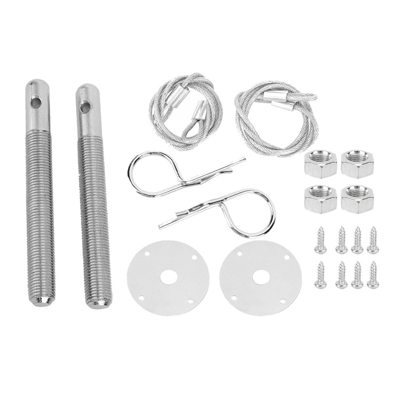 Duokon Hood Lock, Engine Hood Pin Plate Bonnet Lock Clip