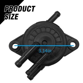 Fuel Pump Replacement 16700-Z6L-003 16700Z6L003 Compatible with Honda EB10000 RZT-L42 GX630 GX630R GX630RH GX660 GX660R GX660RH GX690 GX690R GX690RH GXV630R GXV630RH GXV690R GXV690 RH 520-012