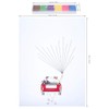 Fdit Fingerprint Guest Book Fingerprint Tree Canvas Creative DIY Fingerprint