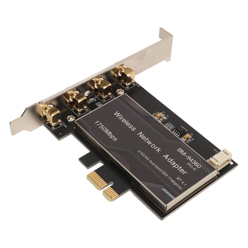 PCIe Network Adapter 2.4G 450Mbps 5G 1300Mbps 4 Antennas Standard