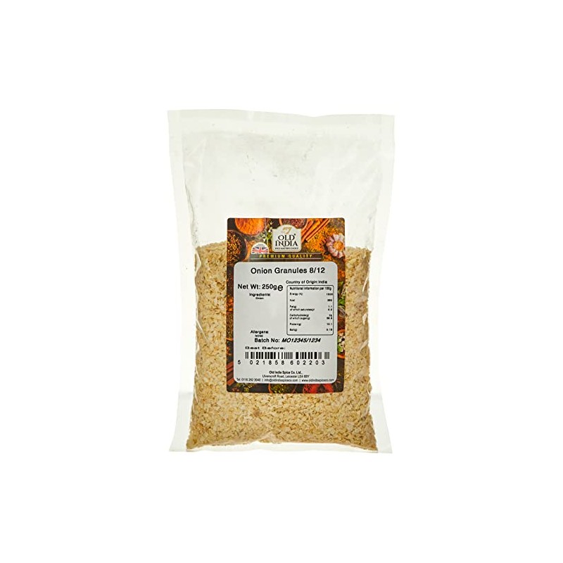 Old India Onion Granules 8/12 250g