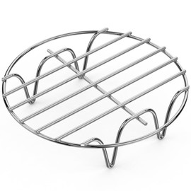 Swedecor Steamer Rack for Pots - Stainless Steel Instant Pot Accessories, Steam Rack for 6, 8 Qt Pressure Cooker, Steaming Rack 8'', 1 Pack