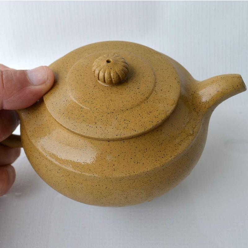 Teapot 11oz Chinese Yixing Pots Yellow Clay Real Zisha Handmade