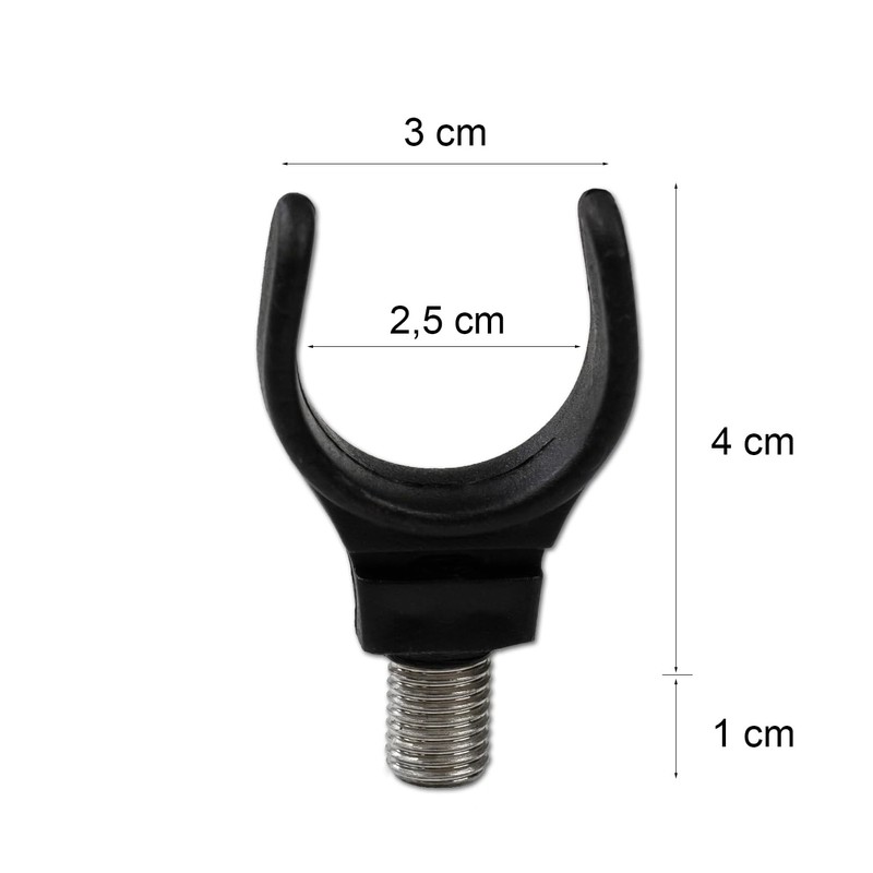 Rod Rest Rear U ? Fine Black
