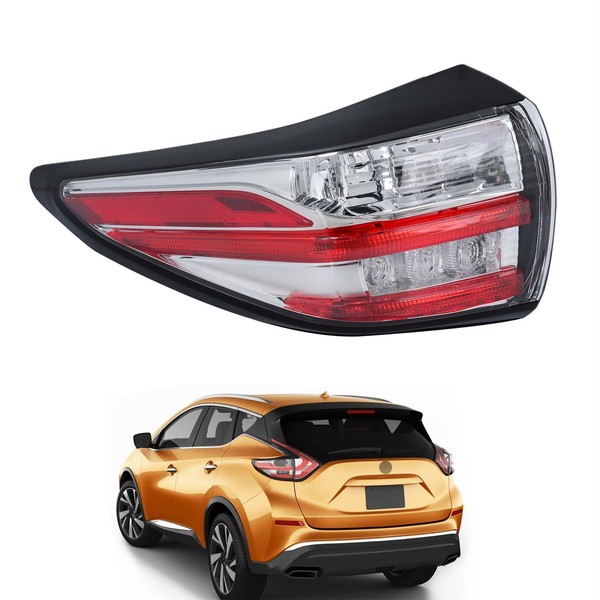 WFLNHB Left Side Outer Tail Light Replacement for Nissan Murano