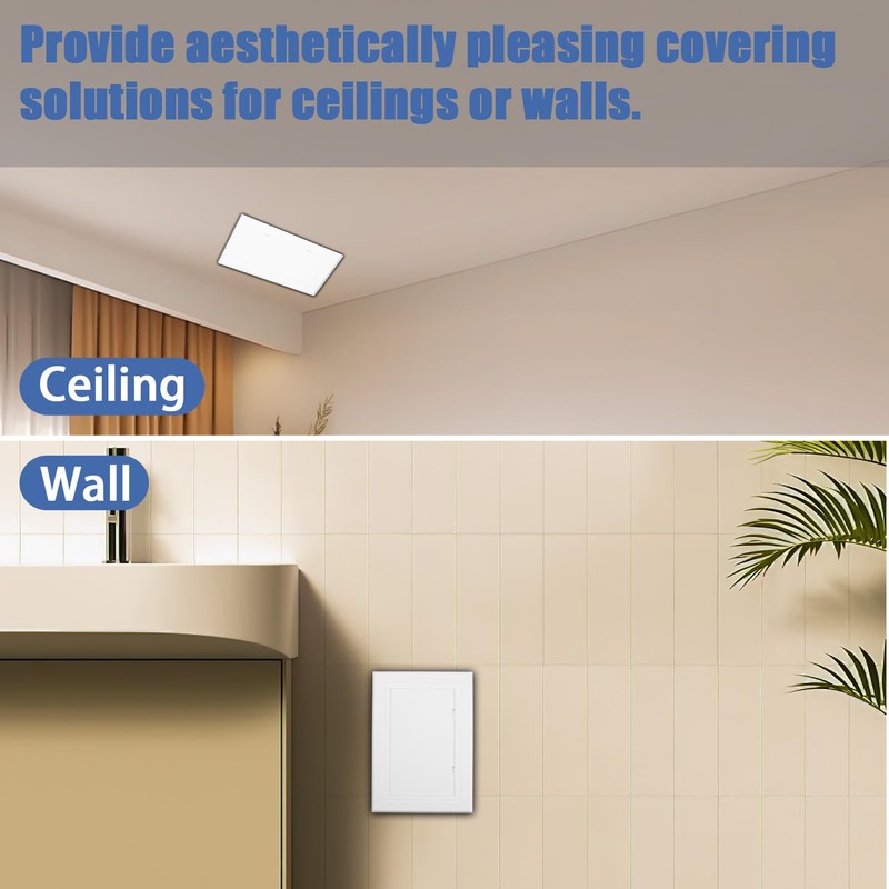 100x150mm Access Panel Inspection Hatch Cover ABS Plastic Paintable Easy