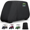 Waterproof Golf Cart Cover 4 Passenger for Yamaha/E-Z-Go/Cushman/Club Car/Evolution/ICON, Heavy