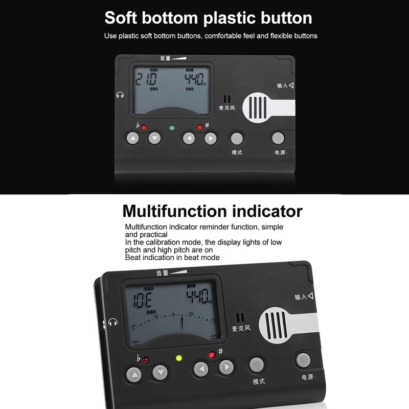 MT 70B Digital Metronome Tuner Tone Generator Guzheng Tuner with