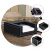 COLLBATH 2pcs Tissue Box Holder Stylish Pu Leather Napkin Storage
