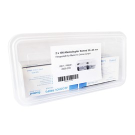 Alcohol Swabs 30 x 65 mm Swabs 65x30 mm Various Quantities Available (200 Pieces)