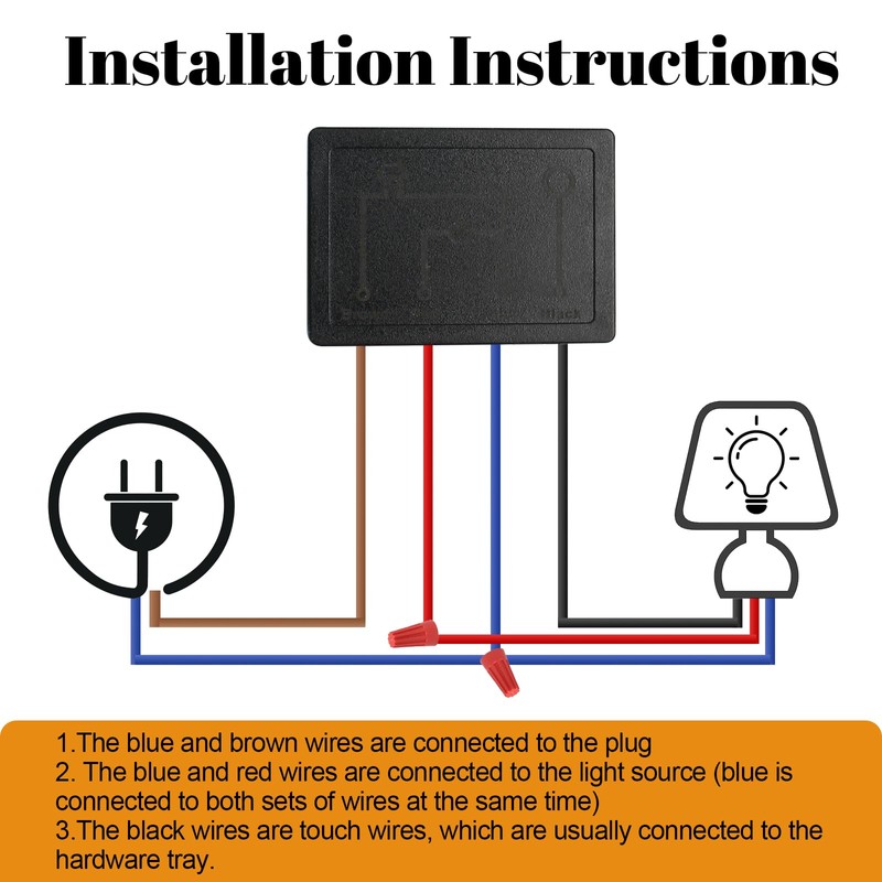 LifCratms 2 Pack Touch Dimmer Switch, 3 Way Touch Lamp