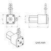 GROTHEN Peristaltic Pump Dosing Pump Mini Pump Liquid Self-priming Water Pump