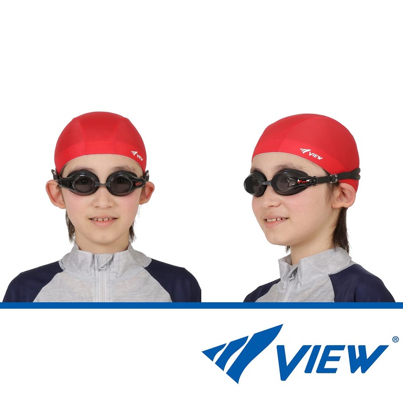 VIEW Swimming Goggles Set, For Elementary School Students, Ages 6