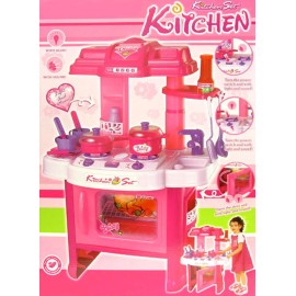 azimporter 24" Deluxe Beauty Kitchen Appliance Cooking Play Set 24" With Lights & Sound