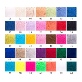 Yarn Art Jeans Yarn 160m, Soft Cotton Amigurumi Doll Animal 50g Knitting Crochet (01)