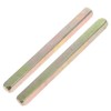 8mm x 140mm Door Handle Spindle Plain Square Solid Steel