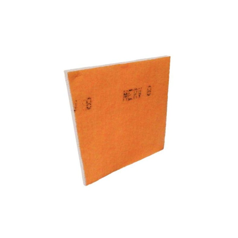 HVAC/Air Filter Media Roll, Orange/White MERV8 Polyester Media with a