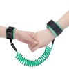 Anyfirst Anti Lost Wrist Link, Baby Reins Toddler Reins for Walking & Travel, Wrist Link Belt, Child Leash with Key Lock, 360° Rotate Hand Harness for Baby Boys and Girls, Green
