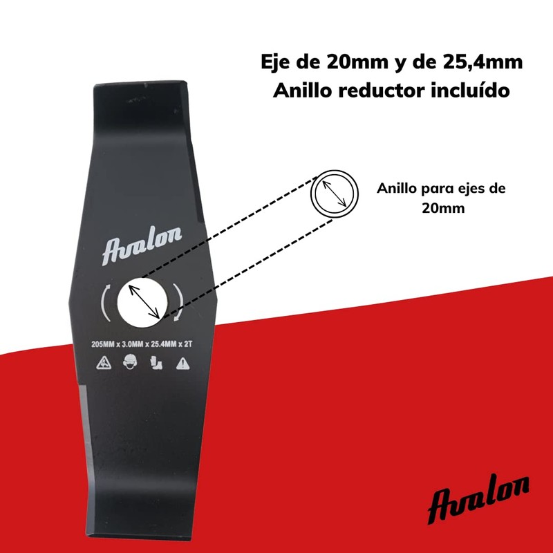 Avalon - Universal 2-Point Disc for Brushcutter or Lawn Mower,