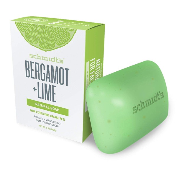 Schmidt’s soap bar Bergamot + Lime, 1-pack (1 x 142 g)