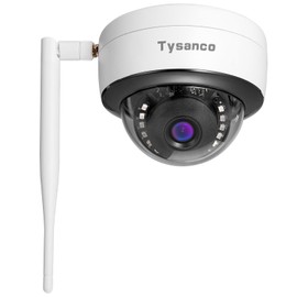 Tysanco Security Camera, Domed Type, Wireless, Cannot be Used Alone, Tysanco Camcorder Extension Dedicated Camera, Indoor, Microphone Included, Wireless, AI Human Body Detection, Smart Night Vision Function, Easy to Install, Wi-Fi, No Wiring Required, Ca