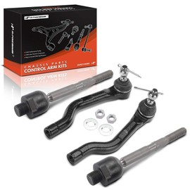 A-Premium Set of 4, Front Inner & Outer Tie Rod End Kit, Compatible with Honda Accord 2013-2017 & Acura TLX 2015-2020