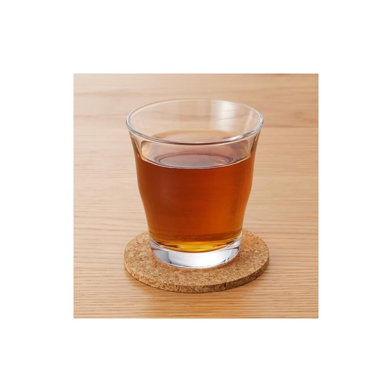 MUJI MDA41A1A Cork Coasters, Approx. Diameter 3.7 inches (9.5 cm),