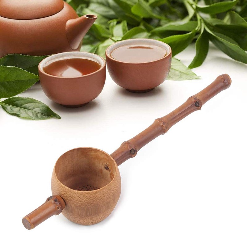 Tea Strainers Natural Bamboo Tea Filter Kitchen Gadget Bamboo Tea