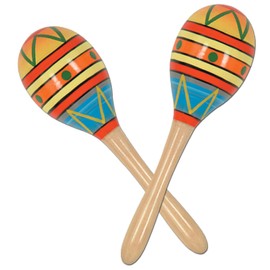 Beistle Fiesta Fun Party Maracas 8 Inches
