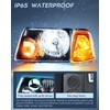 Nilight Headlight Assembly Compatible with 2001 2002 2003 2004 2005