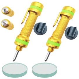Allelic 2 PCS Window Breaker Seatbelt Cutter, Window Breaker, Glass Breaker, Can Be Used Underwater (Gold, 2 Pack)