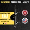 Power Planter Bulb & Bedding Black Auger Bit (3"x7") with