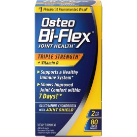 Osteo BiFlex SM Osteo Bi-Flex Triple Strength with Vitamin D Glucosamine Chondroitin 80ct