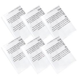Dust Collector Bags For Harbor Central Machinery Harbor Freight, 35 and 70 Gallon Dust Collection Bags for Woodworking Heavy Dust Clear Plastic Bag Lower Collection Bag(6 Pack)