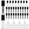 28 Pcs Empty Mascara Tubes with Eyelash Wand, Rubber Inserts